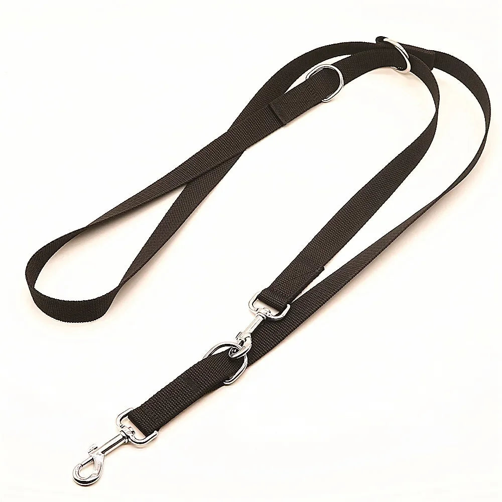 Outdoor Dog Leashes Dog Chain Control Dog Lead Leash Adjustable Training Double Ended 2.5M Police Style Safety Pet Dogs Walking